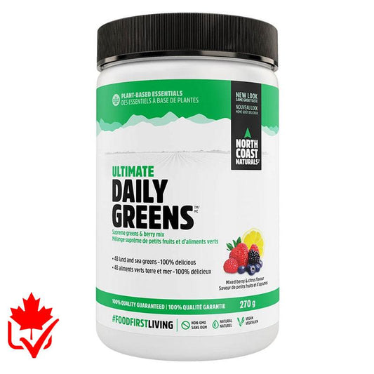 North Coast Naturals Daily Greens Mixed Berry 270g