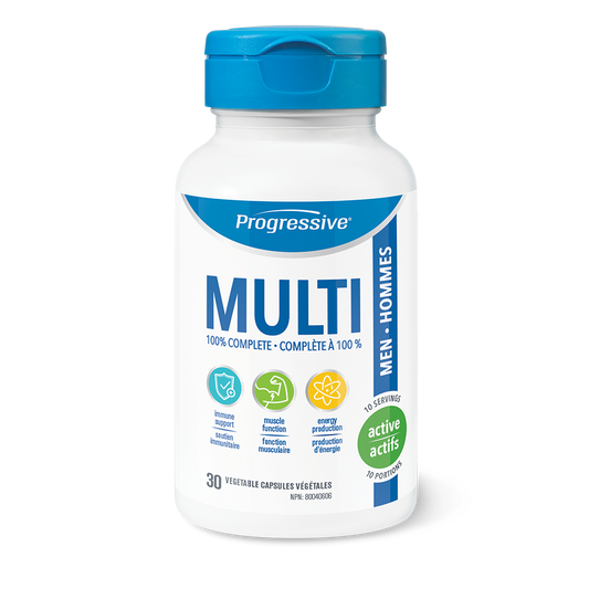 Progressive Active Men's Multi Vitamin 30 Caps