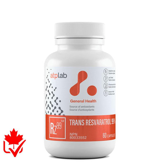 ATP Trans Resveratrol 99% 60 Caps