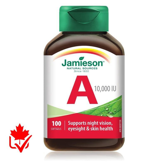 Jamieson Vitamin A 10,000IU 100 Count