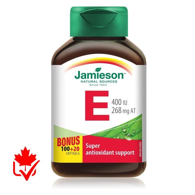 Jamieson Vitamin E 400IU 120 Caps