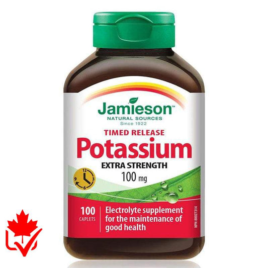 Jamieson Potassium 50 mg  100 Caps
