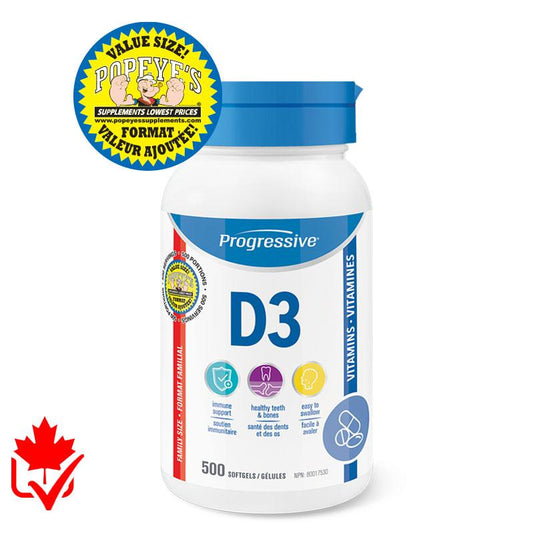 Progressive Complete Vitamin D3 500 Softgels